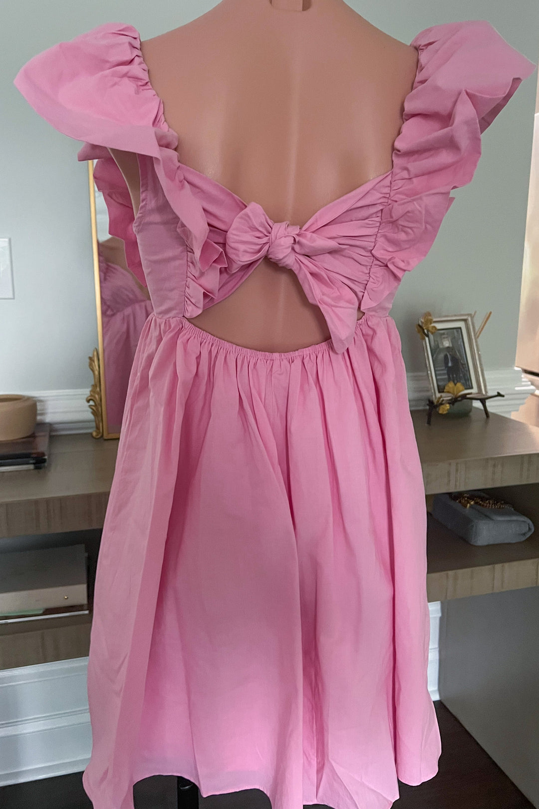 Amalfi Coast Baby Pink Mini Dress – West Main