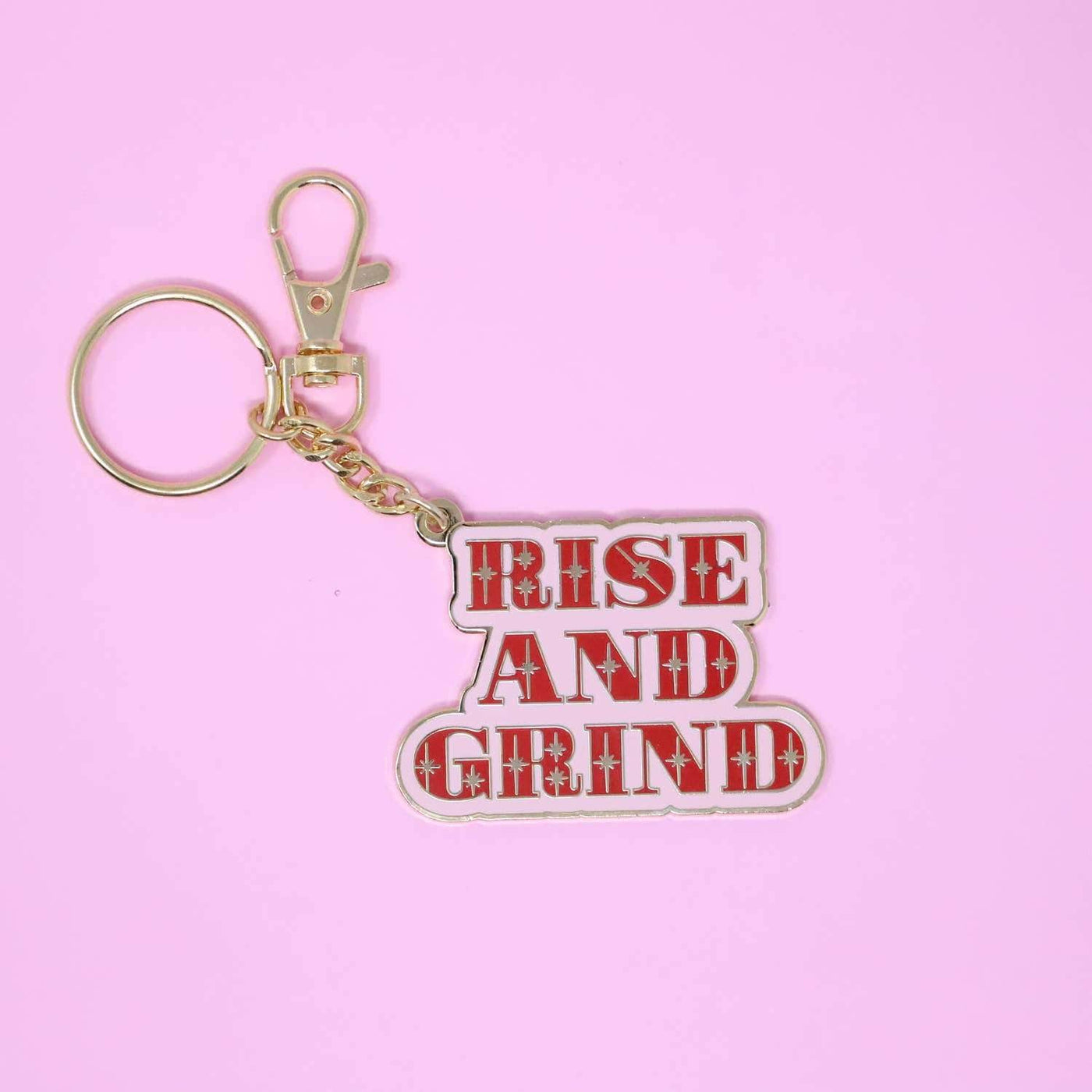 Rise and Grind Key Chain